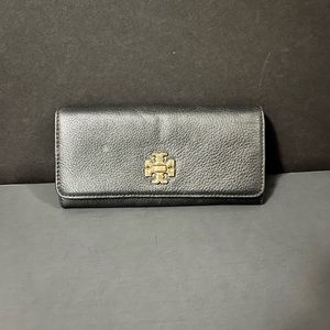 Tory Burch Black Leather Wallet